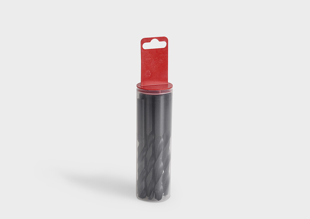 DIY-Pack tubos redondos - tubo con tapón con colgador incluido.